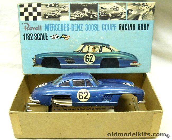 Revell 1/32 Mercedes-Benz 300SL Gull Wing Slot Car Racing Body, R3207-100 plastic model kit